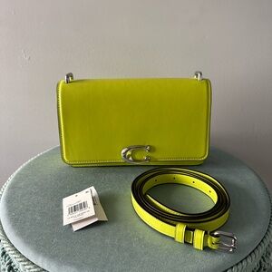 Coach Bandit Shoulder Bag - Neon Yellow
